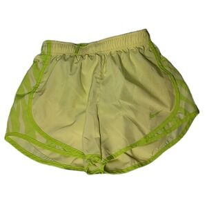 Nike Dri-Fit Shorts Womens Green Size XSMALL Lined Running Active